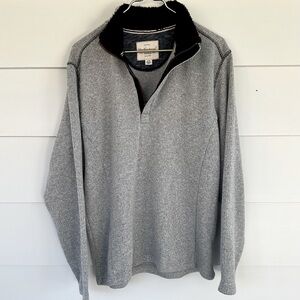 MENS- Weatherproof Vintage 1/4 zip ribbed sweatshirt, size Large, EUC